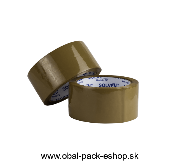 Lepiace pásky SOLVENT havana ,vysoká lepivosť , 48mm x 66m , 6ks/balenie
