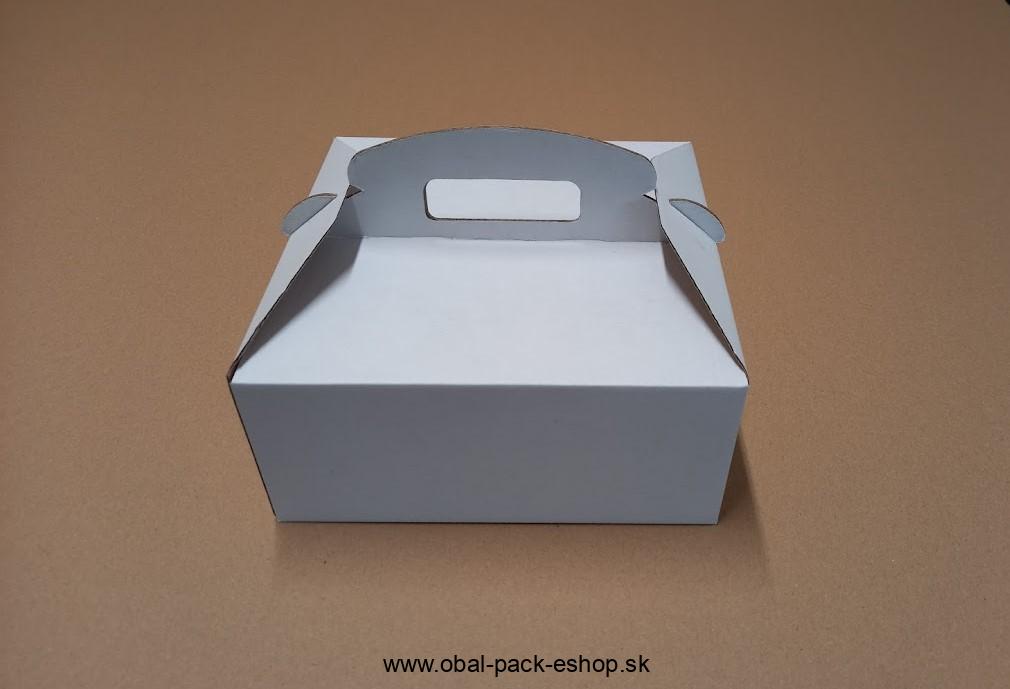 zákusková krabica 200x200x85mm 3VL, 10ks/balenie , č.166