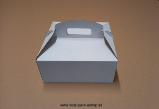 zákusková krabica 200x200x85mm 3VL, 10ks/balenie , č.166